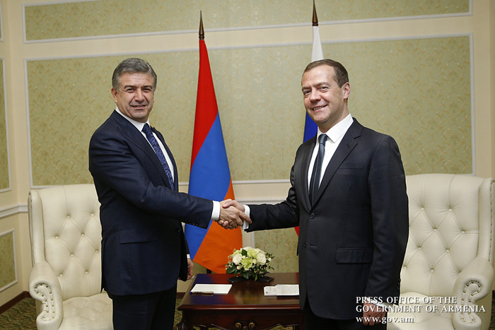 Дмитрий Медведев: Россия остается ведущим внешнеэкономическим партнером Армении
