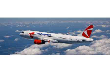 Czech Airlines resumes regular flights to Yerevan from June 8