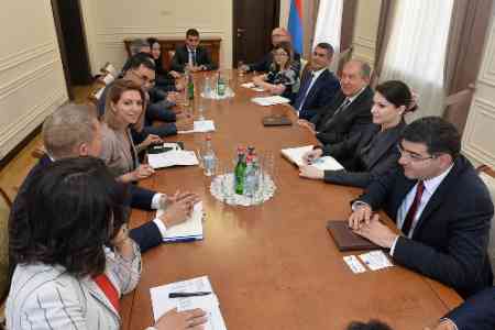 Президент РА и представители Европейской бизнес-ассоциации в Армении обсудили вопросы увеличения инвестиционной привлекательности республики
