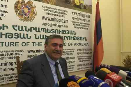 Ministry of Agriculture of Armenia plans to cover damage of farmers from hail with cash payments