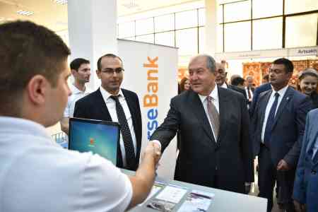 CONVERSE BANK DISPLAYS  SEVERAL COMPETITIVE OFFERS AT ARMENIA EXPO