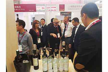 На выставке Prowine China 2018 достигнуты 80 договоренностей о поставках продукции армянских виноделов на китайский рынок