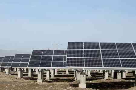 Solar power plants installed in Armenian Noyemberyan