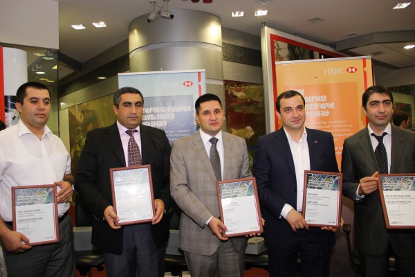 HSBC Armenia Awards Its Trade Finance Best Customers - Glass World Company, Gold s Fitness, MAP, "Shen Holding" and Ucom