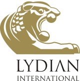 EBRD to subscribe for 33,500,000 ordinary shares of Lydian  International Limited at a price of C$11.39 Million 