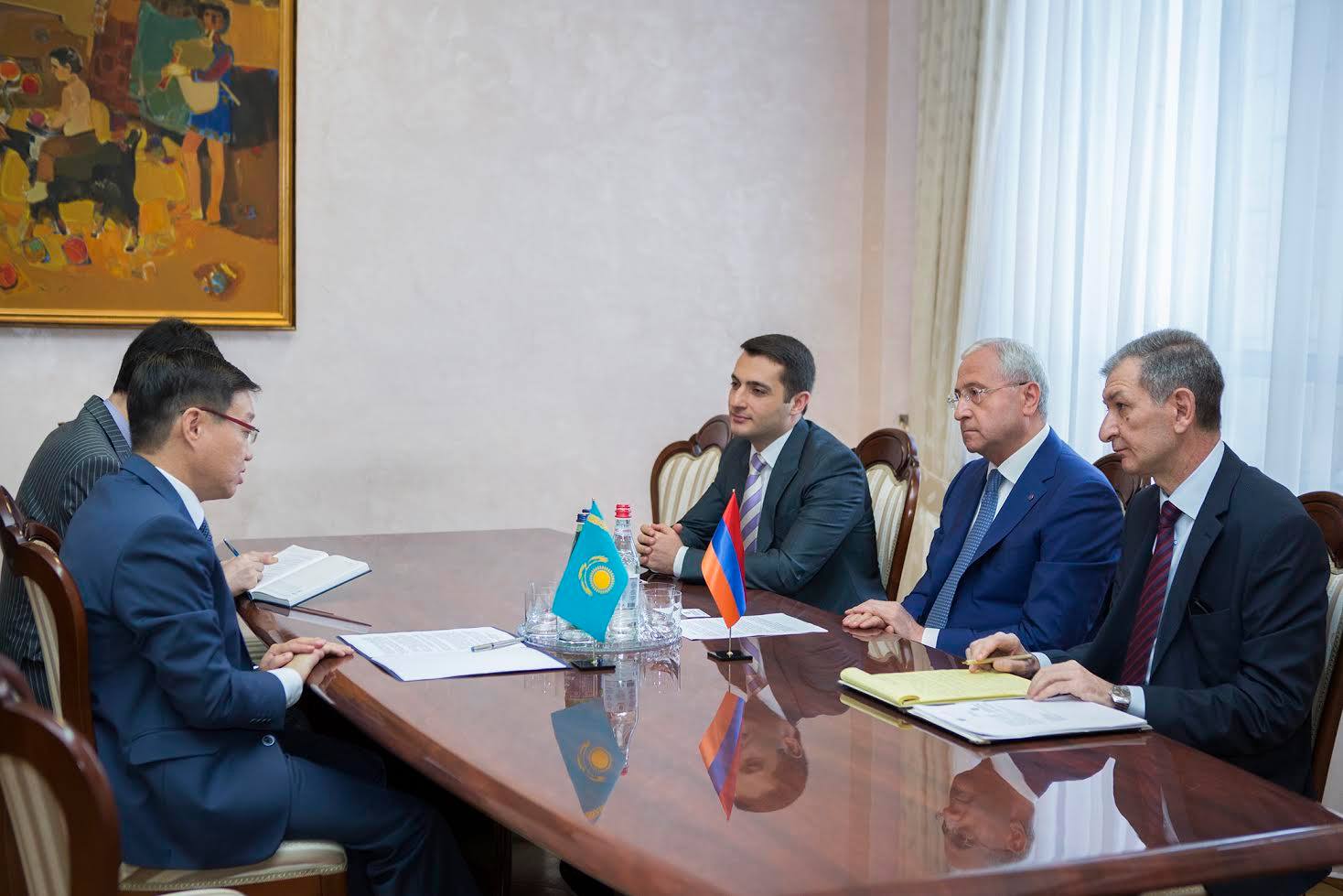 Agriculture Minister of Armenia and Kazakh Ambassador discuss  prospects of cooperation