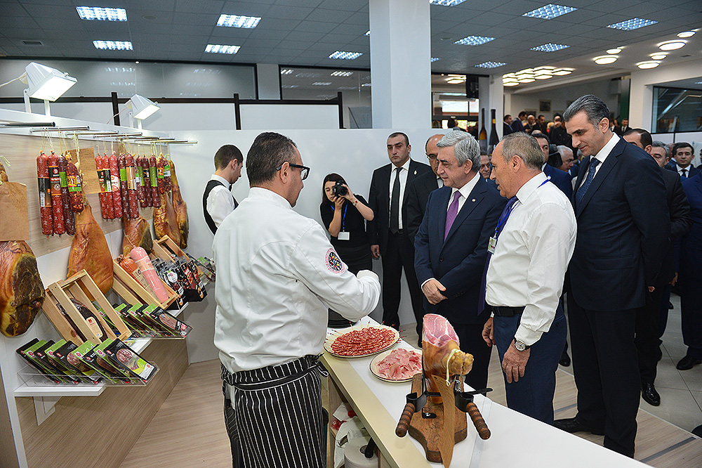 Serzh Sargsyan attended opening of annual "Armprodexpo" specialized exhibition