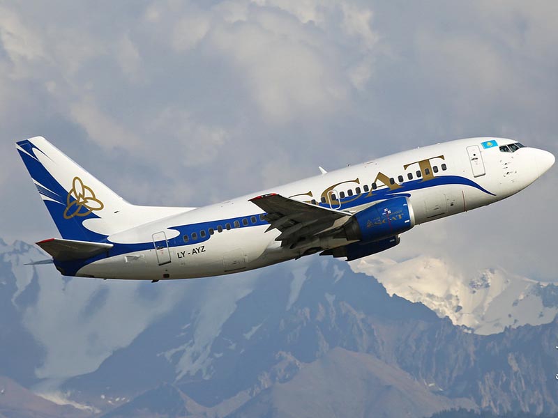 Авиакомпания SCAT 31 мая начнет осуществлять рейсы Астана-Ереван-Астана