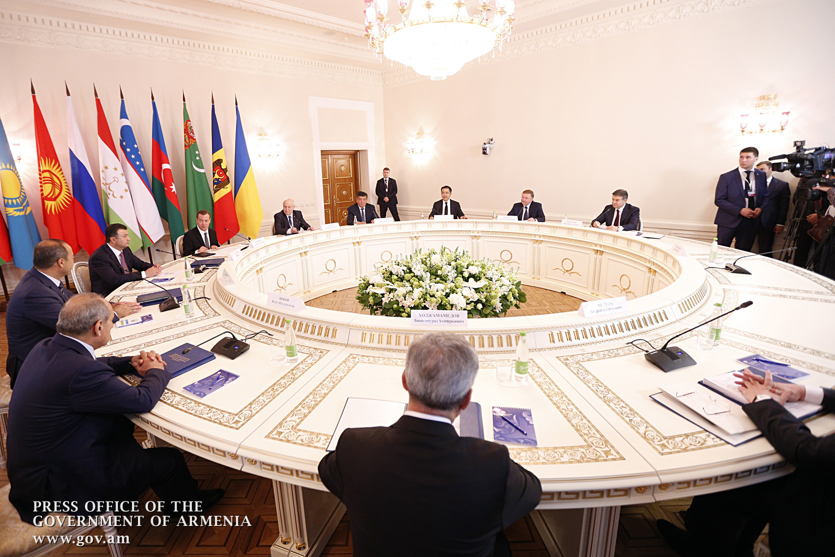 Karen Karapetyan took participation in the session of CIS Countries Government Heads Board