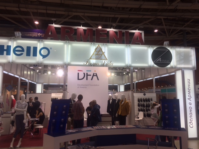 Textile industry of Armenia is represented at the fair in Moscow