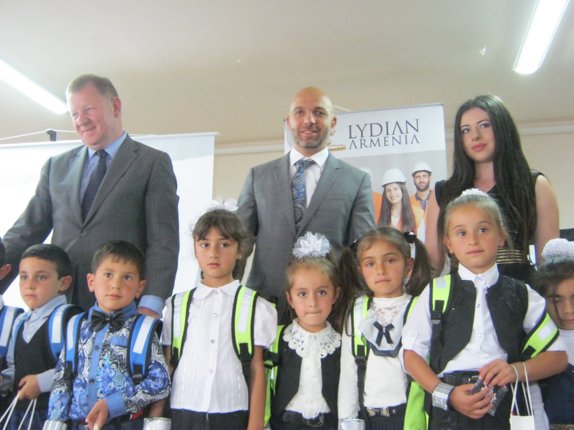 Lydian Armenia finances road safety project  for children in  communities