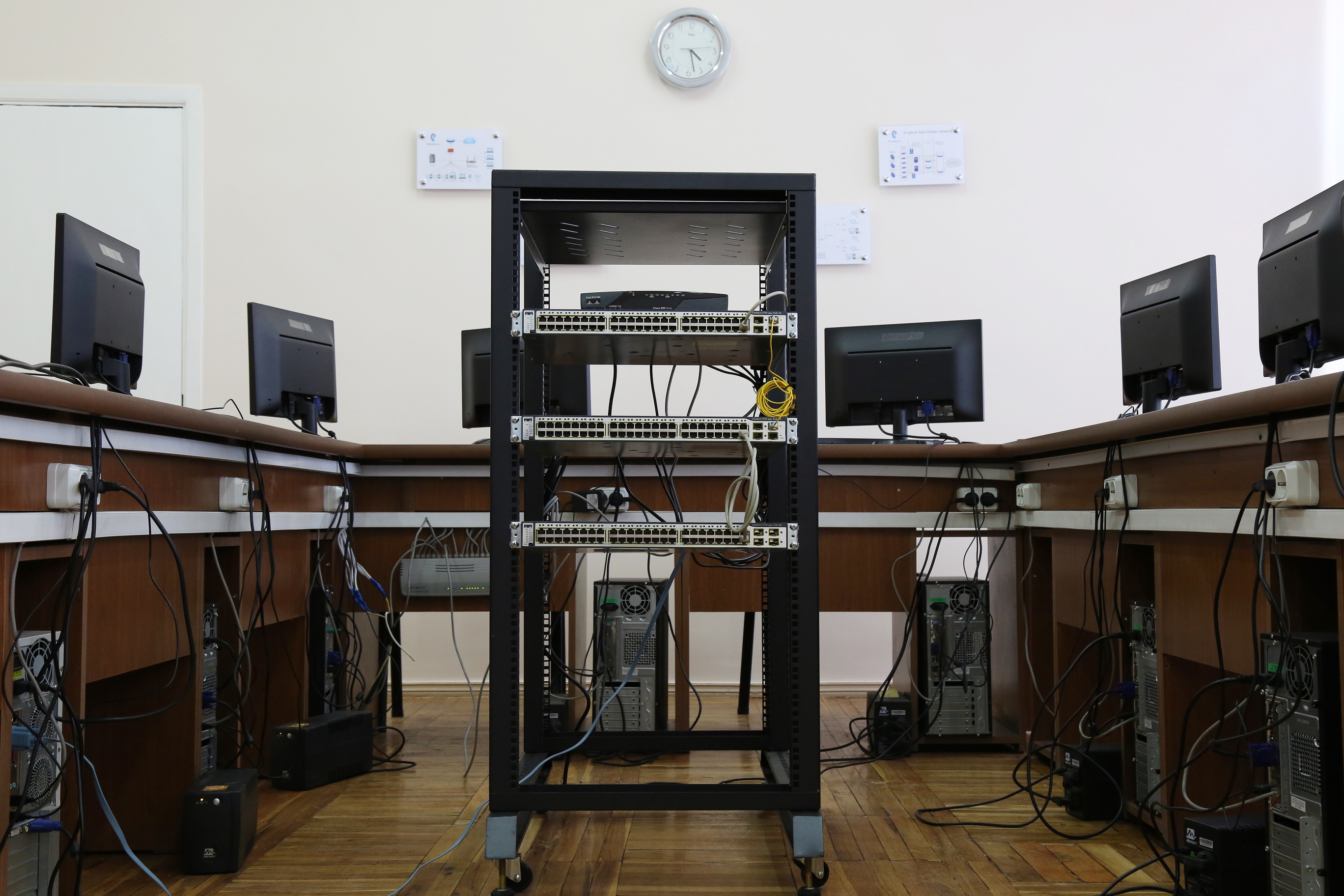 The new, renovated computer classroom opened its doors to students in the National Polytechnic University of Armenia in September.