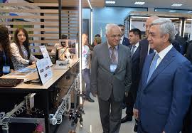 Serzh Sargsyan attended the opening ceremony of the technological exhibition Digitec-Expo 2017