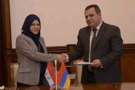 Минфин Армении анонсирует предподписание Соглашения об исключении двойного налогообложения с Республикой Ирак