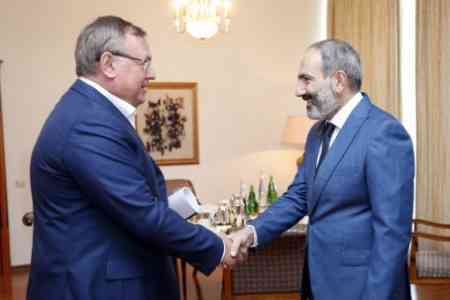 Никол Пашинян и Андрей Костин обсудили вопросы расширения  деятельности Банка ВТБ в различных секторах экономики Армении