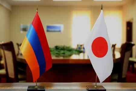 Atom Janjughazyan and Jun Yamada discussed opportunities for  development of cooperation between Armenia and Japan
