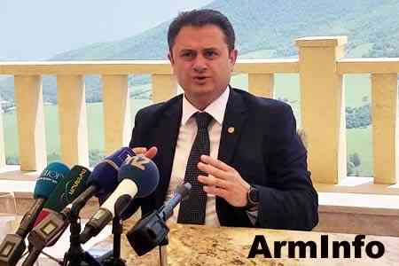 The new governor of Tavush region of Armenia intends to implement in  the region about 100 new projects totaling about 20 billion drams