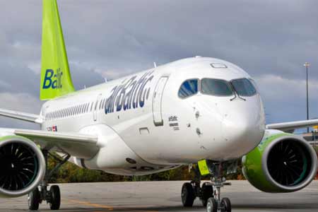 Авиакомпания airBaltik начнет регулярные рейсы по маршруту Ереван-Рига-Ереван