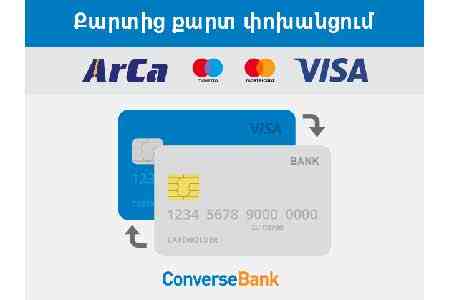 Расширенные объемы и выгоды услуги Конверс Банка Card to Card 
