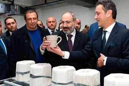 "Designed in Italy, Made in Armenia" - "Ceramisia" Armenian-Italian  joint venture production was opened in Armenia