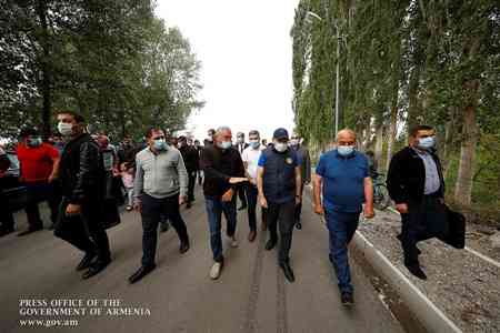 Премьер-министр Армении отправился в рабочую поездку по Котайкской области республики