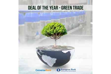 Converse Bank is again the winner of  the EBRD’s “Deal of the Year – Green Trade” award