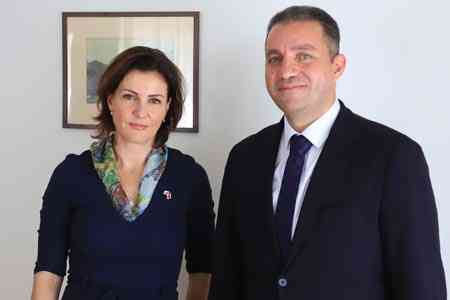 Министр экономики Армении принял замминистра промышленности и торговли Чешской Республики