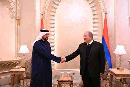 Armenia`s president meets with Masdar company CEO