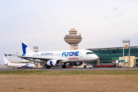 FLYONE ARMENIA airline making promotional offer 