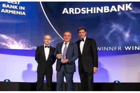 Ardshinbank recognized as the Best Bank in Armenia by Euromoney magazine in 2023