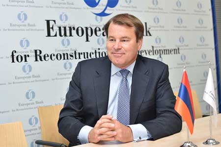 Свой визит на Южный Кавказ первый вице-президент ЕБРР начнет c Армении