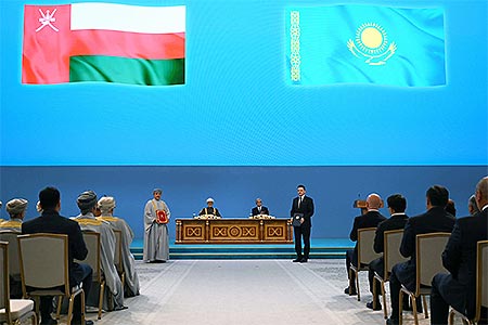 Султанат Оман и Евразийский банк развития подписали Соглашение об условиях пребывания